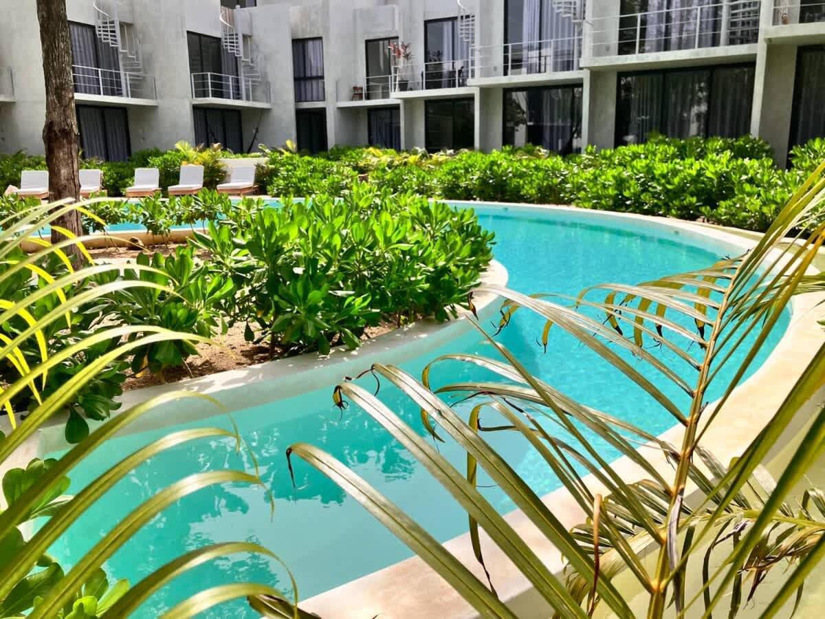 Seremonia Selva New Near For Couple And 2 Kids Private Pool Free Parking Apartment Tulum